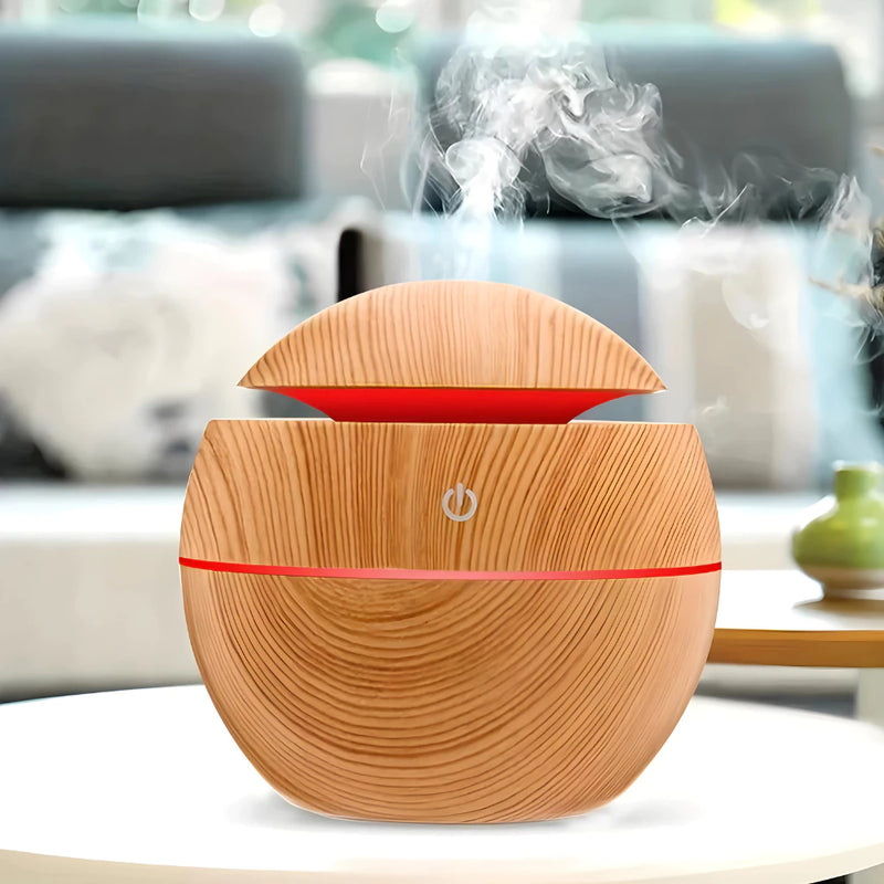 Mini Difusor De Ar Ultrasonic Portátil Com Led Cor Água