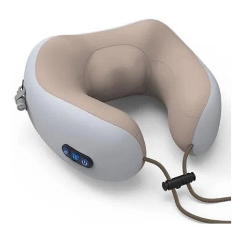 Massageadora Almofada Pescoço Massagem Bateria Usb Relaxante