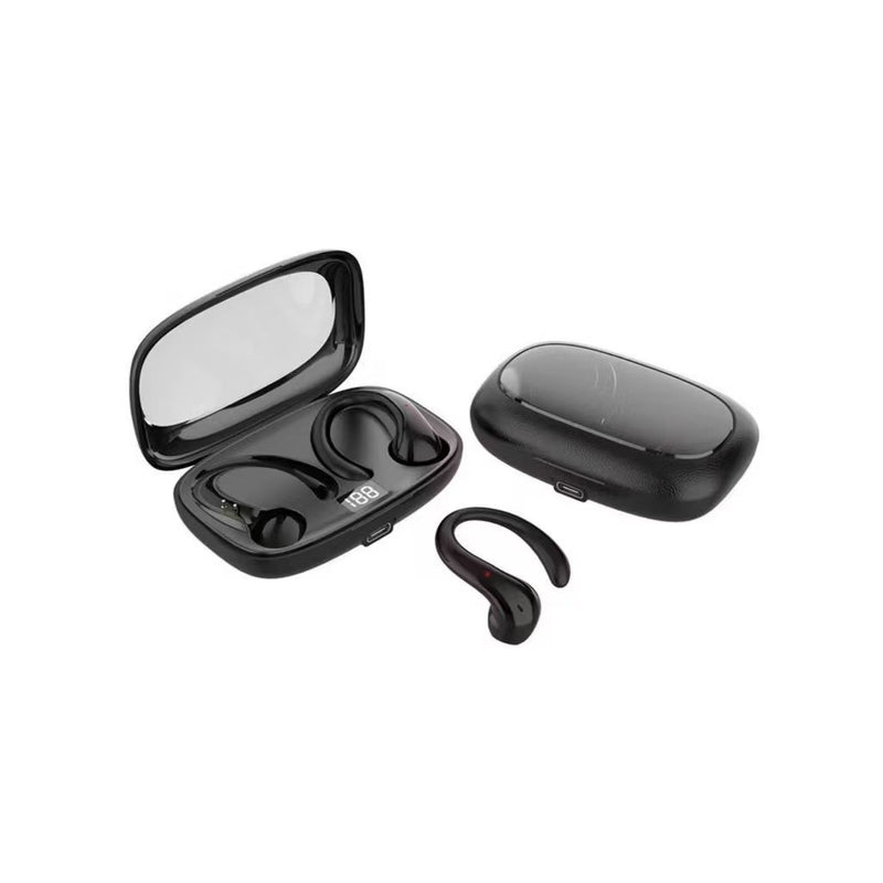 Fone de ouvido Bluetooth Estéreo OWS-15 sem fio Microfones Toque Inteligente Esportes new